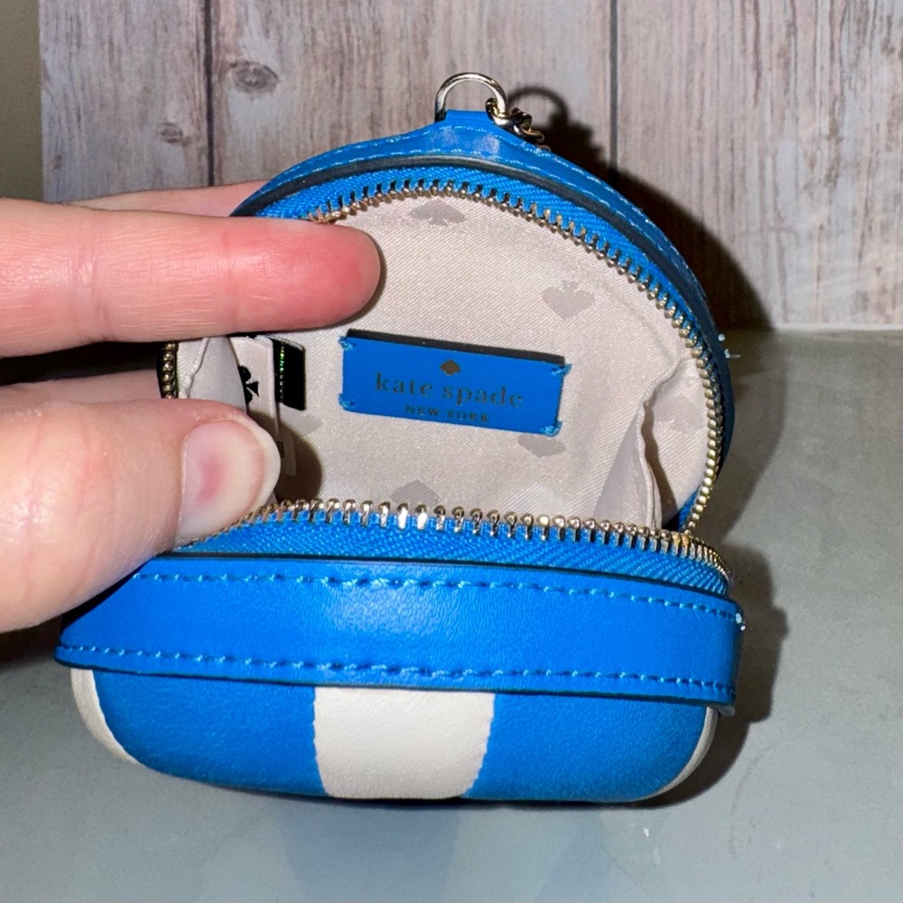 Kate Spade Novelty Coin Purse Accessory Keychain Bag Charm #K7159 - EUC - Picture 15 of 17